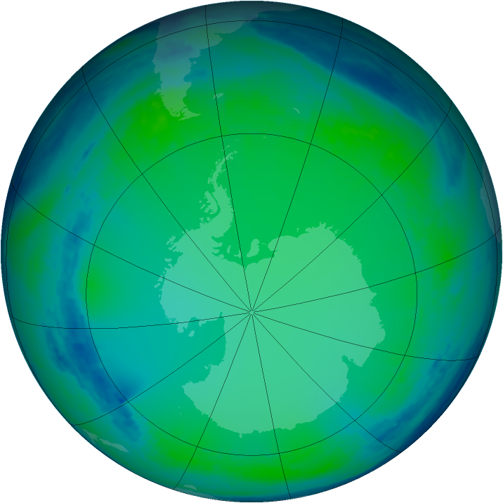 Ozone Map 2004-07-01
